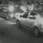 Uma câmera de segurança mostra o momento do crime | Foto: Reprodução/Twitter/X