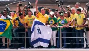 Bolsonaro ato pela Democracia