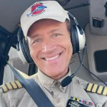 Foto do piloto Comandante Hamilton