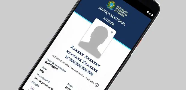 É possível conferir o título de eleitor por meio do aplicativo 'e-Título' | Foto: Reprodução/TSE