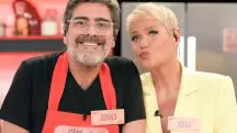 Foto de Junno Andrade e Xuxa Meneghel