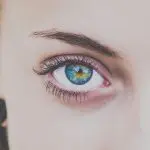 cor dos olhos