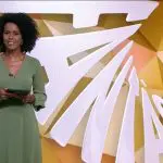 Foto de Maju Coutinho, apresentadora do Fantástico