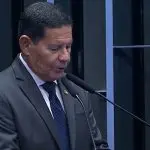 Hamilton Mourão (Republicanos-RS) discursou no Senado nesta quinta-feira, 8 | Foto: Reprodução/TV Senado