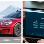 Tesla Model S e computador