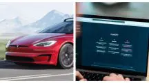 Tesla Model S e computador