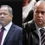 O deputado federal Chiquinho Brazão em sessão na Câmara dos Deputados (à esquerda do leitor), e seu irmão, Domingos Brazão, na Alerj | Reprodução/Câmara dos Deputados/Alerj