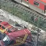 Corpo de Bombeiros socorrem vigilante atropelado por trem da CPTM