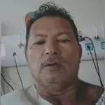 Geraldo Soares Galvão, ex-vereador do Guarujá, no hospital