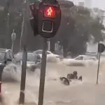 De acordo com o Instituto Nacional de Meteorologia (Inmet), previsão do tempo na cidade de Vitória da Conquista para esta terça-feira, 5, é de céu nublado com chuva isolada | Foto: Reprodução/Twitter/X