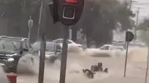De acordo com o Instituto Nacional de Meteorologia (Inmet), previsão do tempo na cidade de Vitória da Conquista para esta terça-feira, 5, é de céu nublado com chuva isolada | Foto: Reprodução/Twitter/X