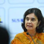 nísia A ministra da Saúde, Nísia Trindade, durante coletiva de imprensa | Foto: Ton Molina/Estadão Conteúdotrindade