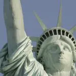 Estátua da Liberdade, ícone de Nova York, nos Estados Unidos