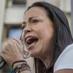 'Peço fortaleza e coragem nestes momentos difíceis', escreveu a opositora de Maduro | Foto: Reprodução/Twitter/X