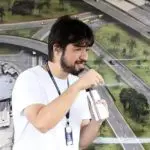 o prefeito de Guarulhos, Gustavo Enric Costa, o Guti (PSD), em discurso