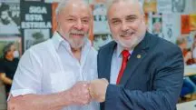O presidente Lula, à esquerda do leitor, ao lado do CEO da Petrobras, Jean Paul Prates | Foto: Ricardo Stuckert/Presidência da República