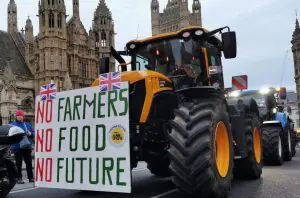 Agricultores em Londres