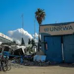 Sede da UNRWA na Faixa de Gaza