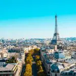 Vista panorâmica de Paris, França