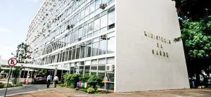 Fachada do Ministério da Saúde, em Brasília