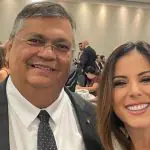 Foto de Flávio Dino e Elaine Keller