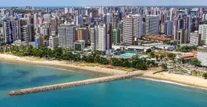 A previsão do tempo mostra que Fortaleza deve registrar chuva com trovoadas nesta terça-feira, 25 | Foto: Wikimedia/ME/Portal da Copa