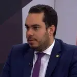 Paulo Eduardo Martins, vice-prefeito de Curitiba, durante entrevista | Foto: Reprodução/Câmara dos Deputados