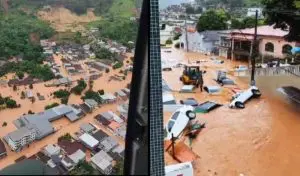 Enchente em Mimoso do Sul
