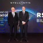 Carlos Tavares, CEO da Stellantis e Emanuele Cappellano, diretor de operações para América do Sul da Stellantis, anunciaram o novo ciclo de investimentos da companhia em Brasília
