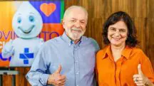 presidente lula e ministra da saúde nísia trindade