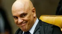 O ministro Alexandre de Moraes, do STF, durante sessão plenária - 17/04/2024 | Foto: Wilton Junior/Estadão Conteúdo