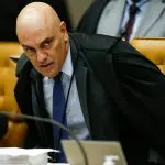 O ministro Alexandre de Moraes, durante sessão no plenário da Corte, em Brasília - 17/4/2024 | Foto: Wilton Junior/Estadão Conteúdo