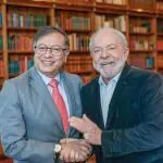 Gustavo Petro e presidente Lula