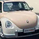 O 'novo Fusca', Ora Ballet Cat' foi visto pela primeira em 2021 no Salão do Automóvel de Xangai | Foto: Divulgação/Ora