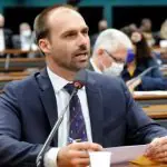 Deputado Eduardo Bolsonaro se afastou temporariamente do cargo | Foto: Cleia Viana/Câmara dos Deputados