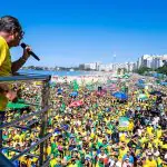 Malafaia no ato em Copacabana
