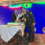No evento, foi destacada a cooperação militar entre o Brasil e o Irã | Foto: Reprodução/Twitter/X