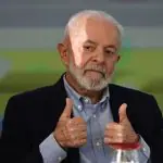 O presidente Lula, durante a cerimônia de apresentação do Programa Terra da Gente para a Reforma Agrária, realizado no Palácio do Planalto - 15/4/2024 | Foto: Mateus Bonomi/Agência de Fotografia/Estadão Conteúdo