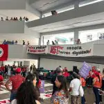 De acordo com o movimento, cerca de 500 pessoas participaram do ato | Foto: Divulgação/MST