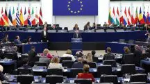 Plenário do Parlamento Europeu, órgão legislativo da União Europeia