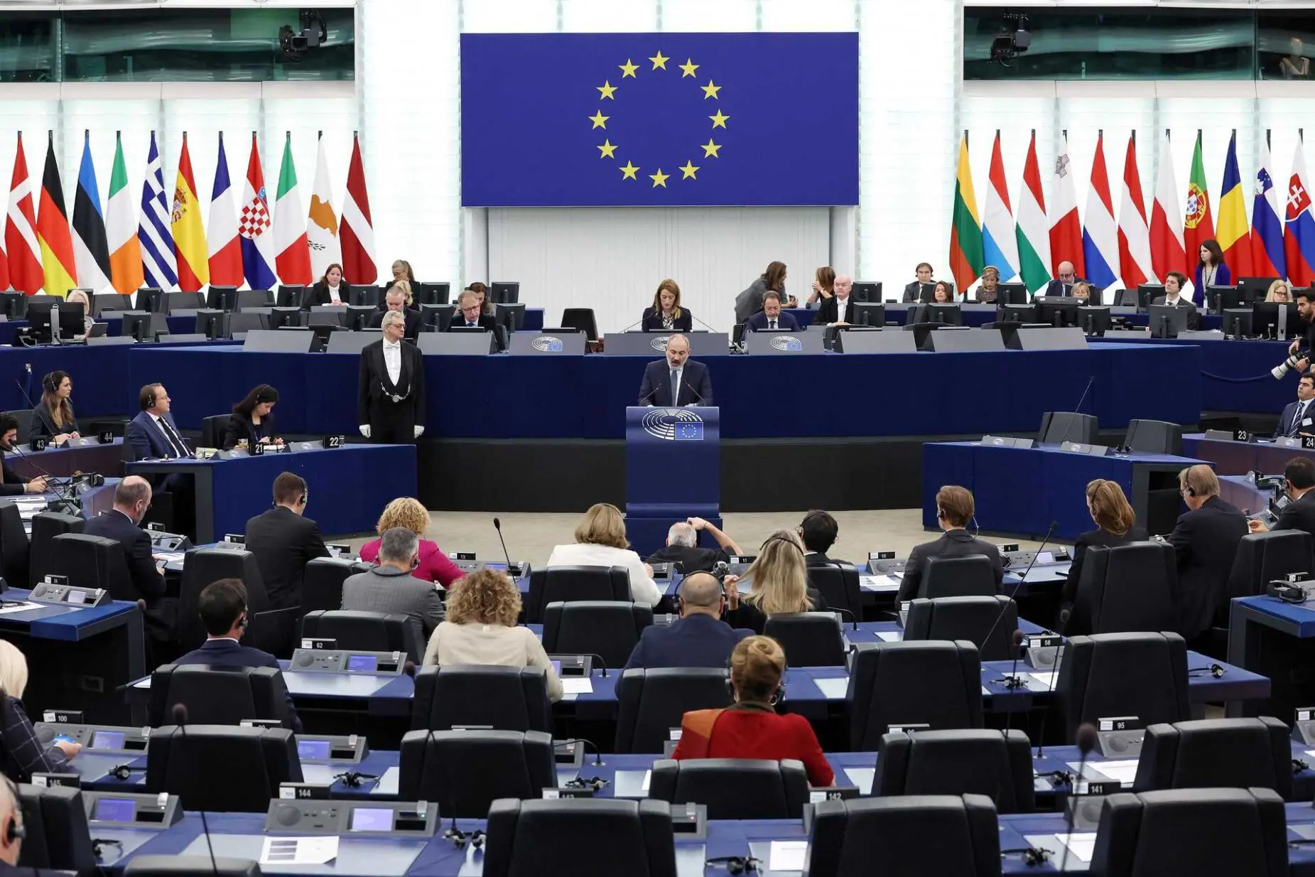 Plenário do Parlamento Europeu, órgão legislativo da União Europeia