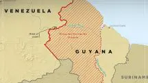 Mapa Venezuela - Guiana