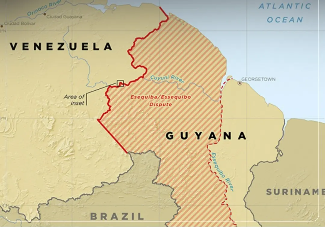 Mapa Venezuela - Guiana