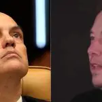 Alexandre de Moraes e Elon Musk