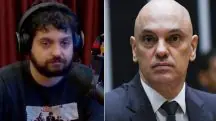 Monark e Alexandre de Moraes