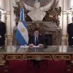 Javier Mile e equipe econômica
