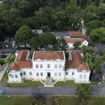 Foto panorâmica do Instituto Butantan em São Paulo