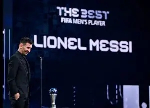 Messi foi campeão da Copa do Mundo da Fifa em 2022 | Foto: Reprodução/Twitter/X/@TeamMessi