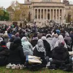 acampamento contra israel