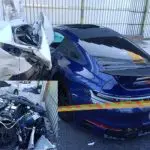 Depois de colidir contra um Sandero, Fernando Sastre abandonou a Porsche sem prestar socorro às vítimas | Foto: Divulgação/Polícia Civil